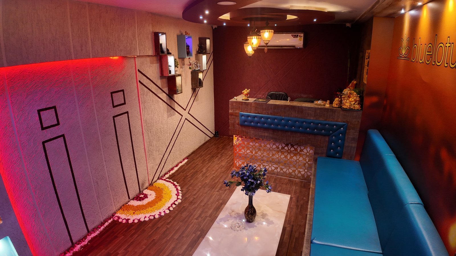 Relaxing spa ambience at Blue Lotus Spa Malad