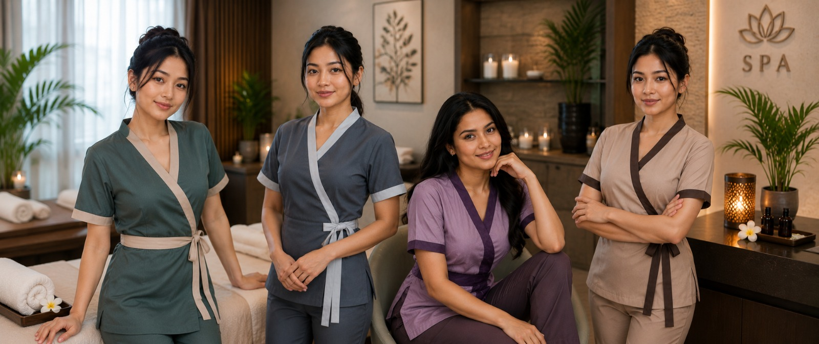 Premium massage room at Blue Lotus Spa Malad